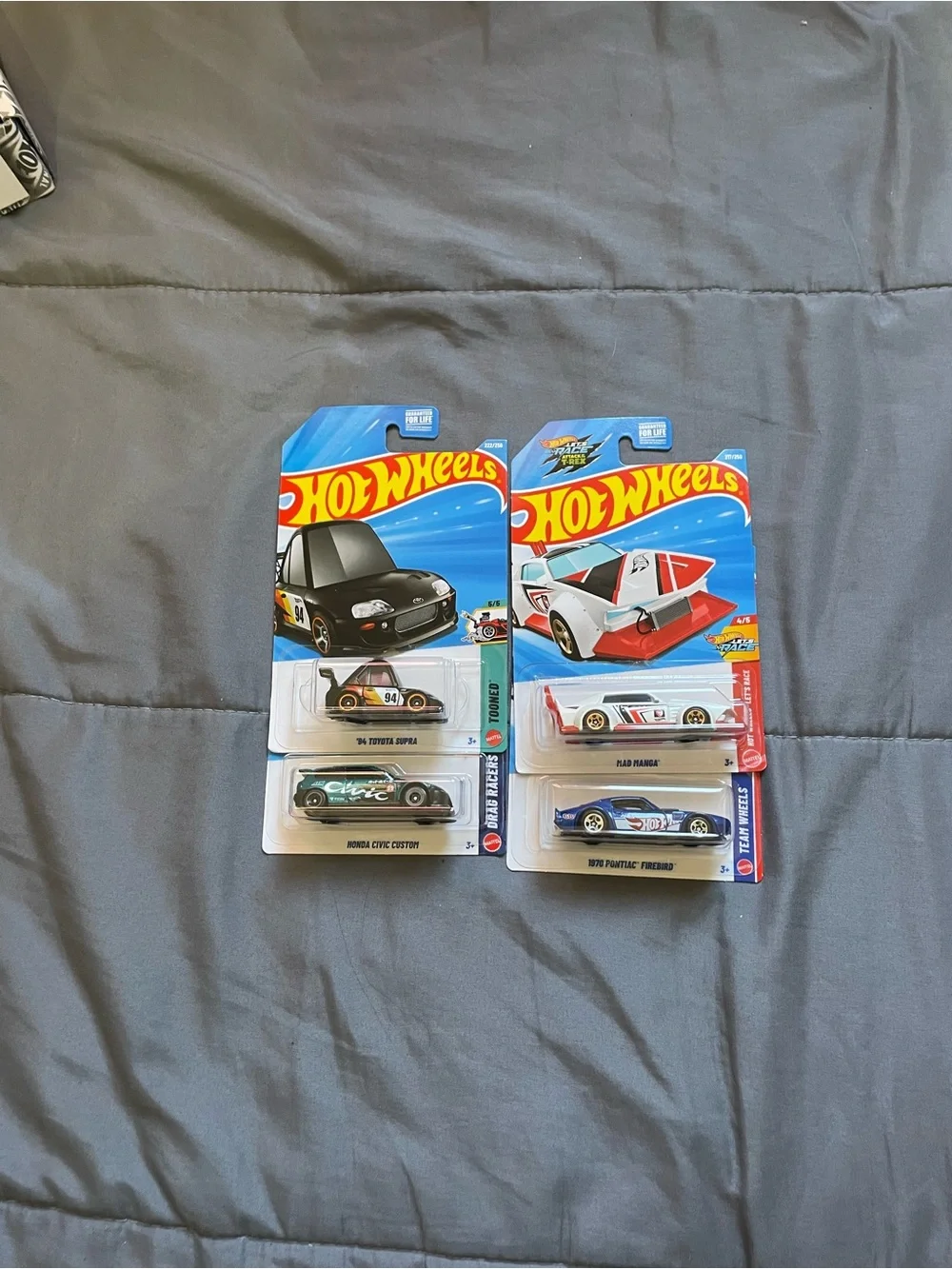 4 hotwheels